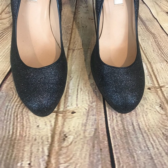 LK Bennett 8.5 Sledge Glitter Sparkle Pump Holiday - Picture 7 of 8